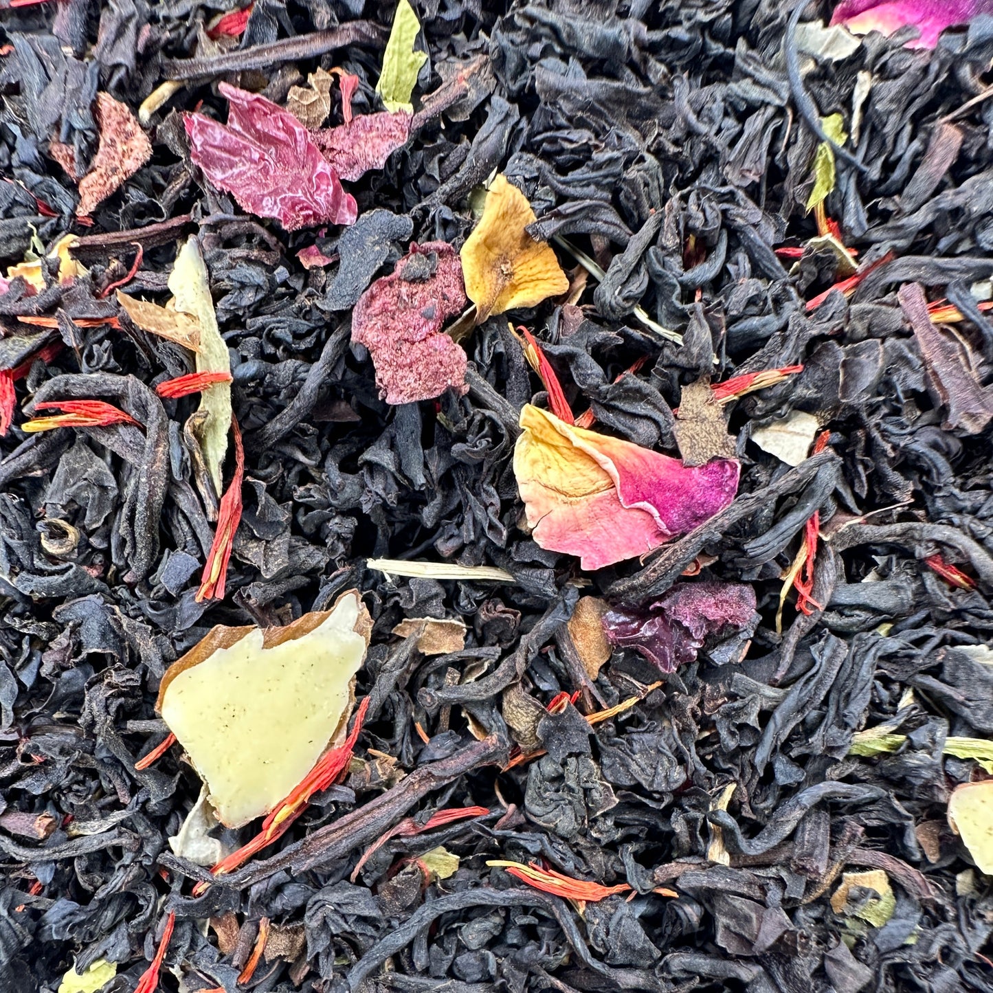 Crimson Almond, Cherry Almond, Flavored Black Loose Leaf Tea