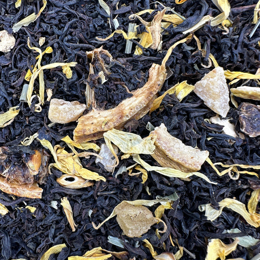 Lemon Ginger, Flavored Black Loose Leaf Tea